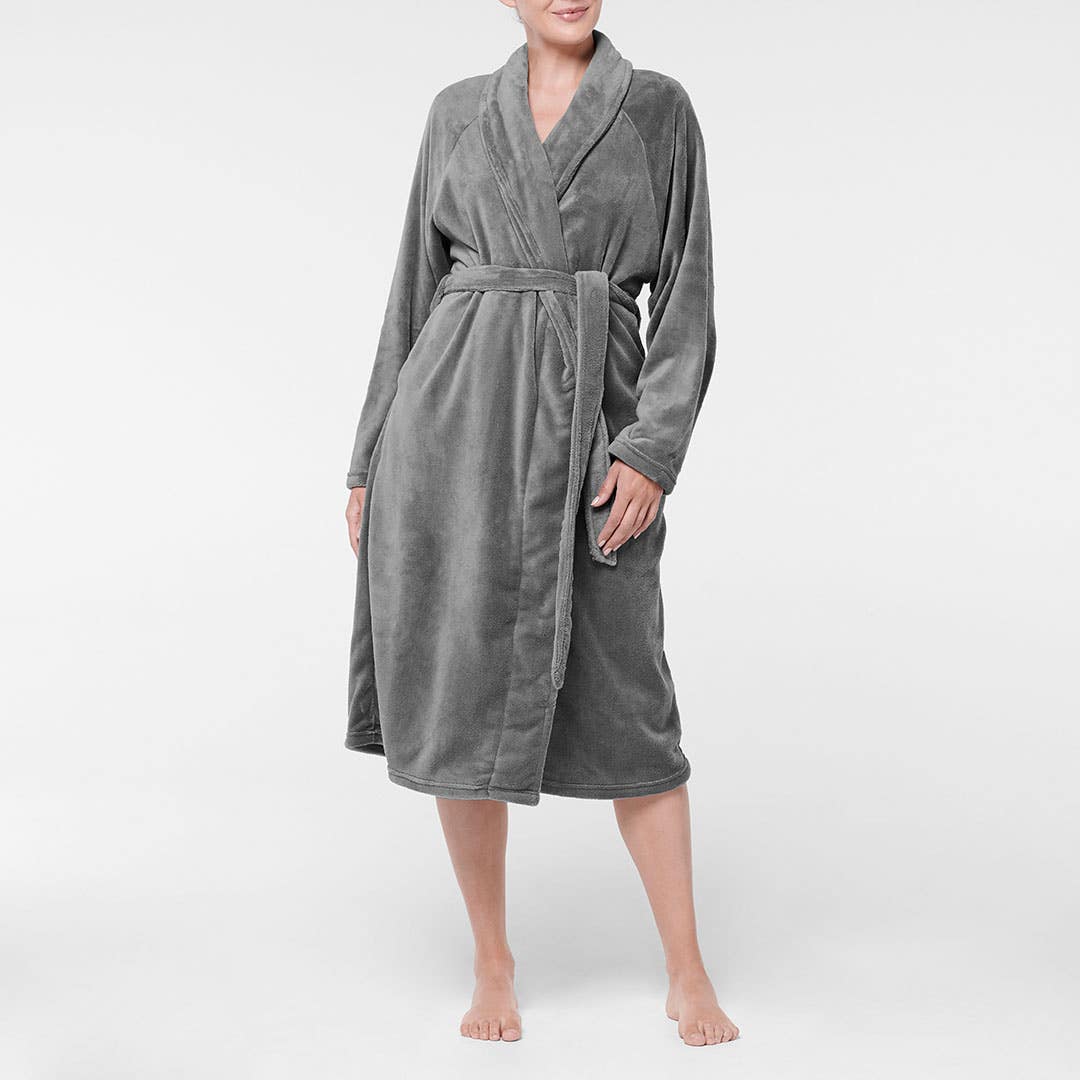 Women's super plush robe and slippers gift set store