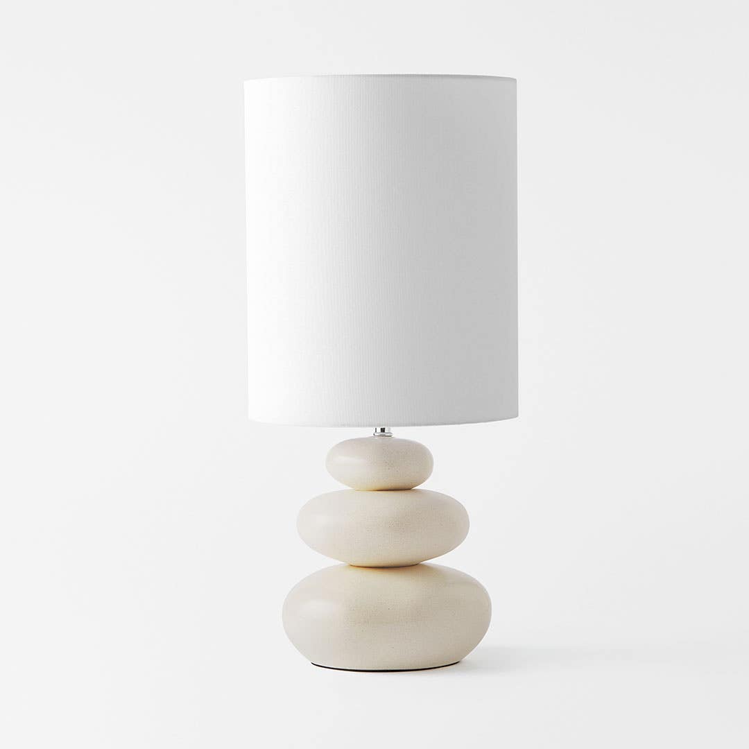 Pebble shop table lamp