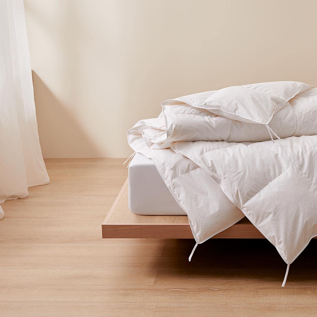 Platinum Duck Down Feather Double Bed Quilt