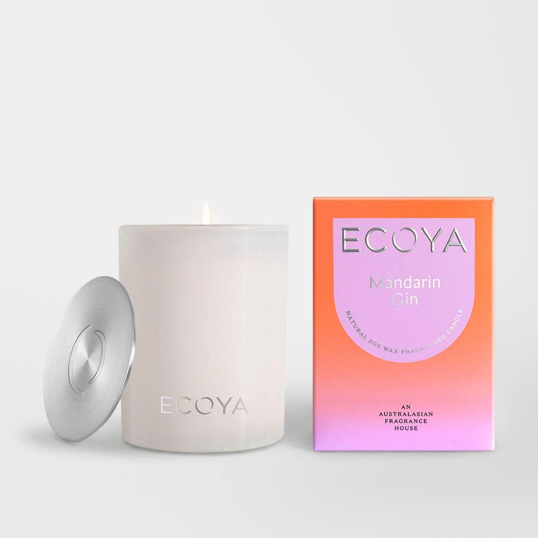 Shop Ecoya Madison 400g Jar Candle - Mandarin Gin Online | Bed