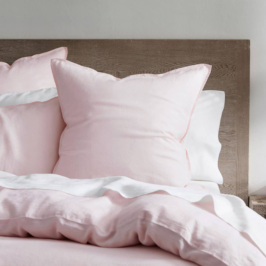 Blush european pillowcase outlet