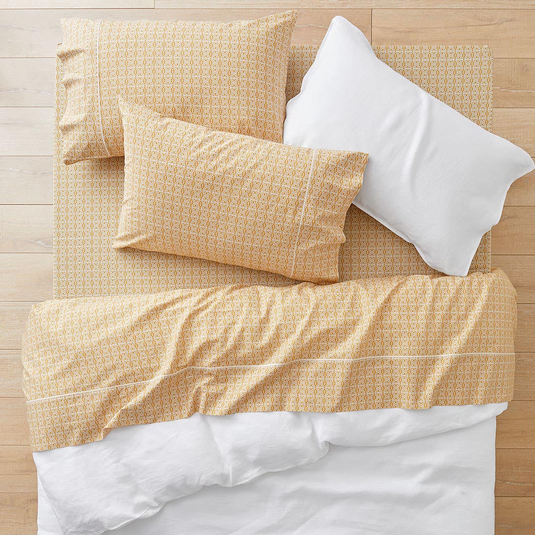Yellow shop sheet set