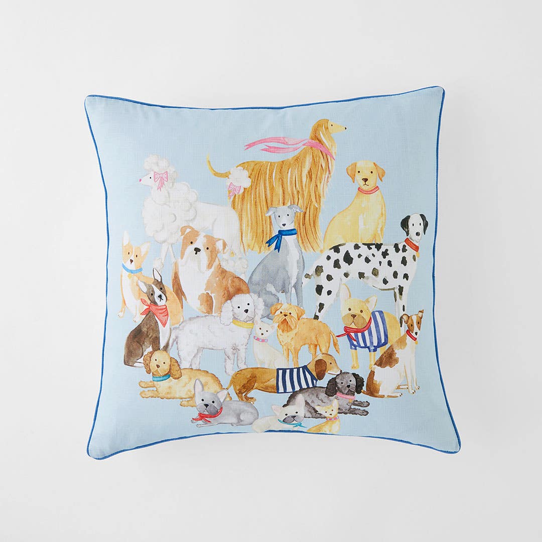 Shop Marley Cushion Light Blue Online Bed Bath N Table