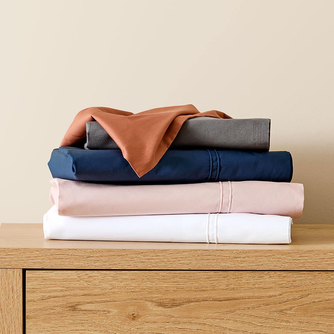 Buy Pure Sheet Set - Indigo Online | Bed Bath N' Table