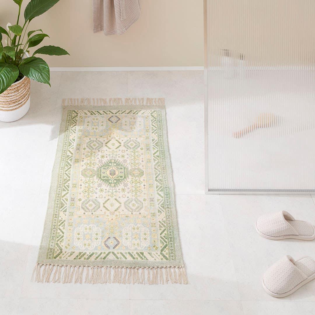 Shop Andes Bath Mat Green Olive Online Bed Bath N Table