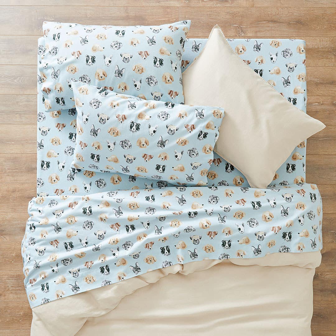 Flannelette cot sheet set shop