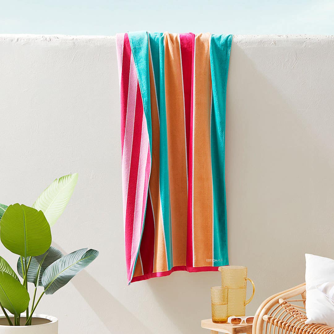 Coral beach towels cheap
