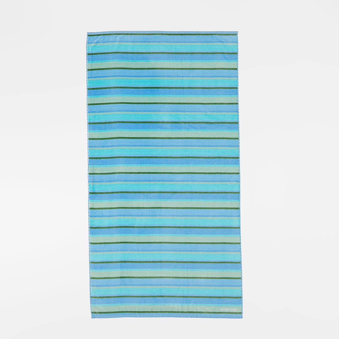 VELOUR24 CH_CH Serenata Beach Towel / Light Blue/Green