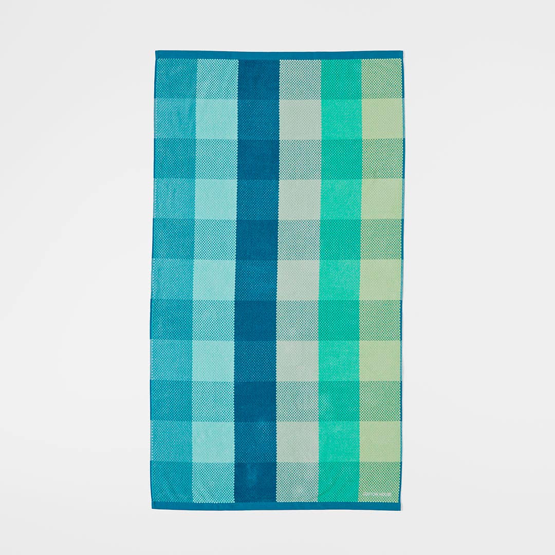 Blue and green towels online
