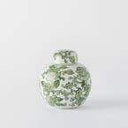 GINGER JAR_Ginger Jar Round Sml · Green/White