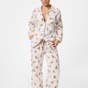 Cuddly Bear Flannelette Pyjamas - Cream