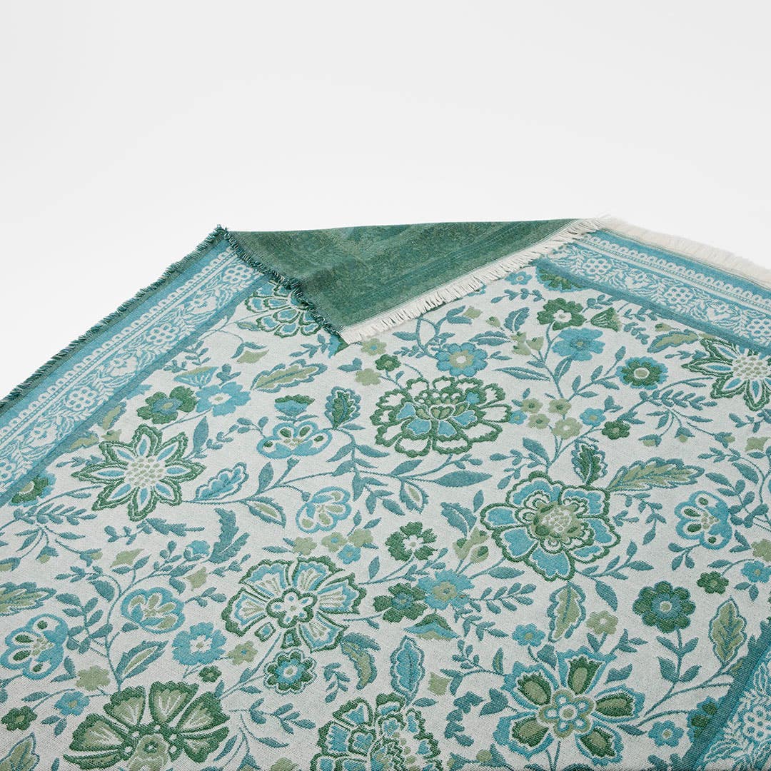 Lulu Floral Knitted Throw
