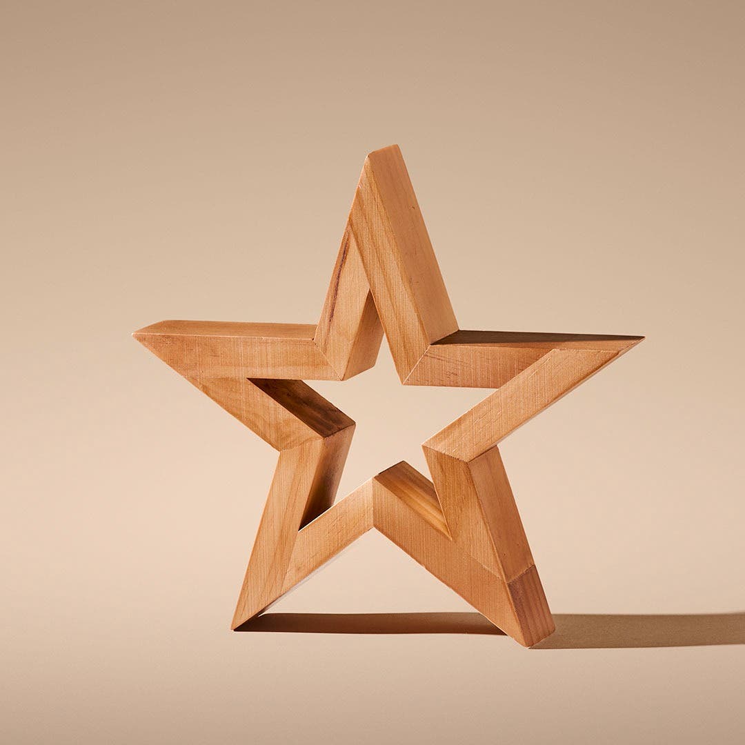 Wooden Christmas Star