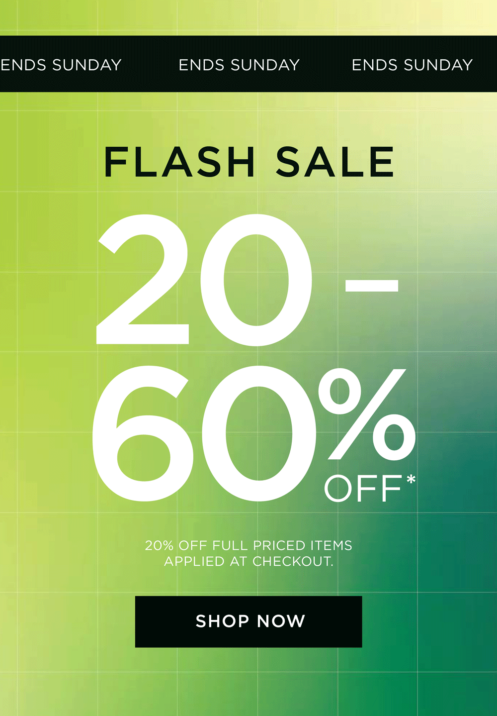Flash Sale 20-60% Off - Shop Now Flash Sale 20-60% Off - Shop Now