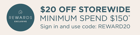 $20 Off Storewide Minimum Spend $150