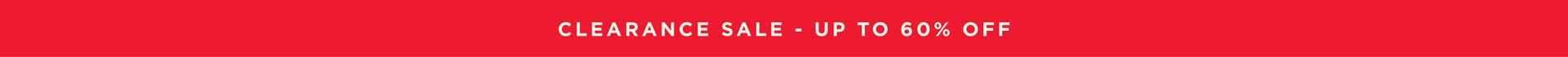 Up To 60% Off Clearance Sale