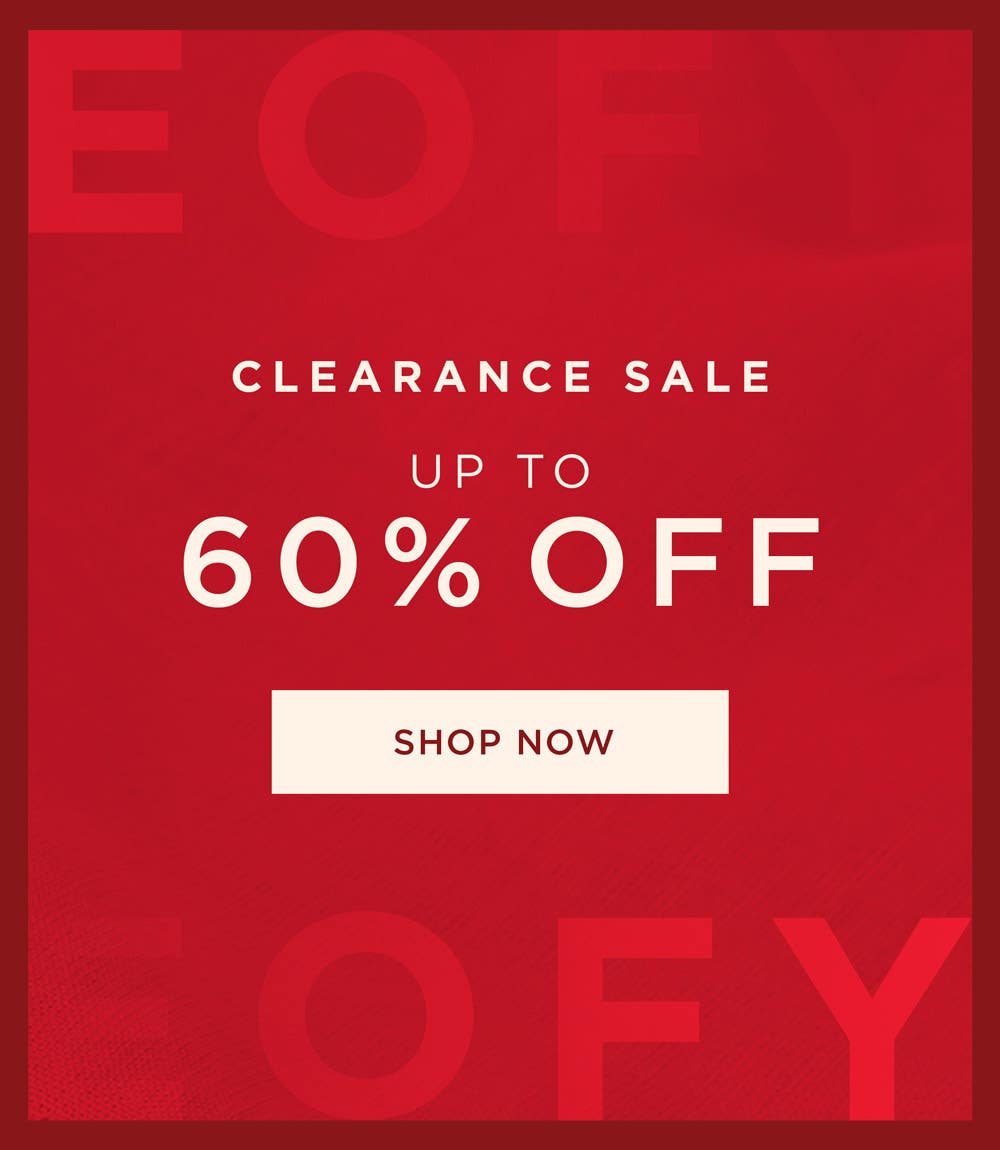 Up To 60% Off Clearance Sale