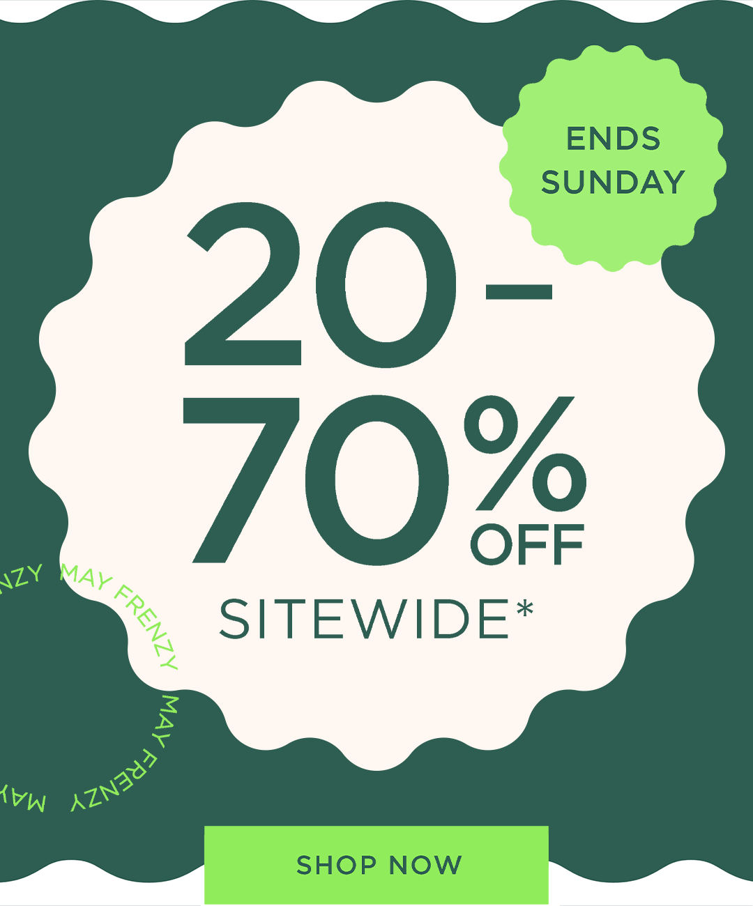 20 - 70% Off Sitewide 20 - 70% Off Sitewide